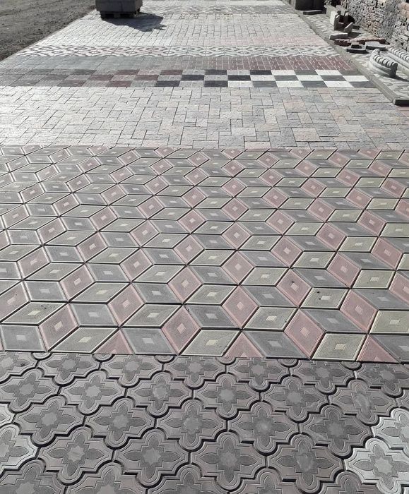 Плитка тротуарная.