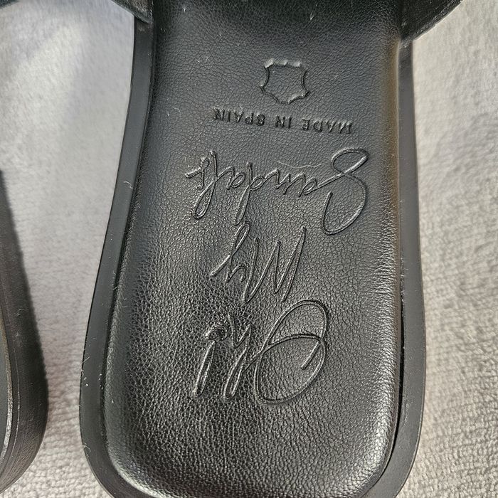 Дамски летни чехли OH MY SANDALS.етествена кожа ,38номер 15€.Нови
