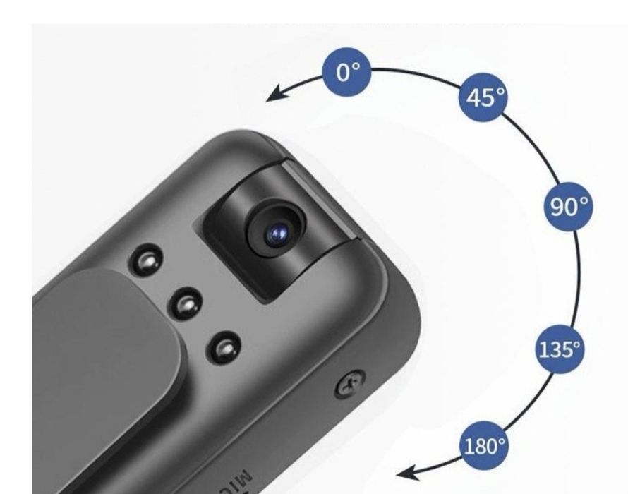 Нагрудная камера F10 HD 1080P WiFi  видеорегистратор