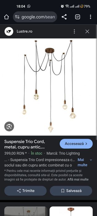 Lustra Trio Cord