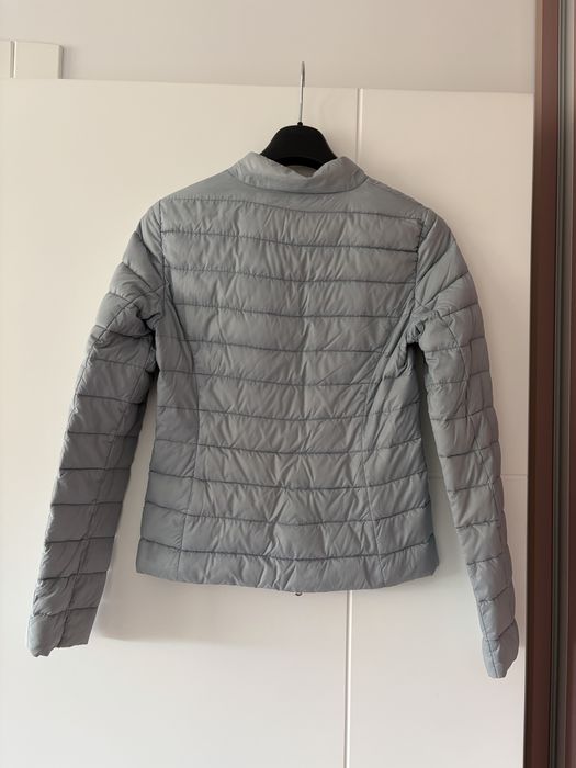 Patrizia Pepe бледо синьо яке XS с гъши пух