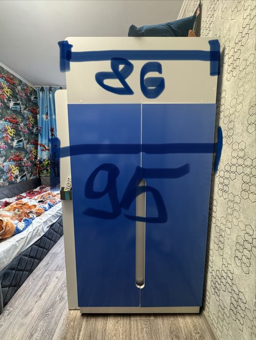 Кровать чердак, матрас, стол с ящиками