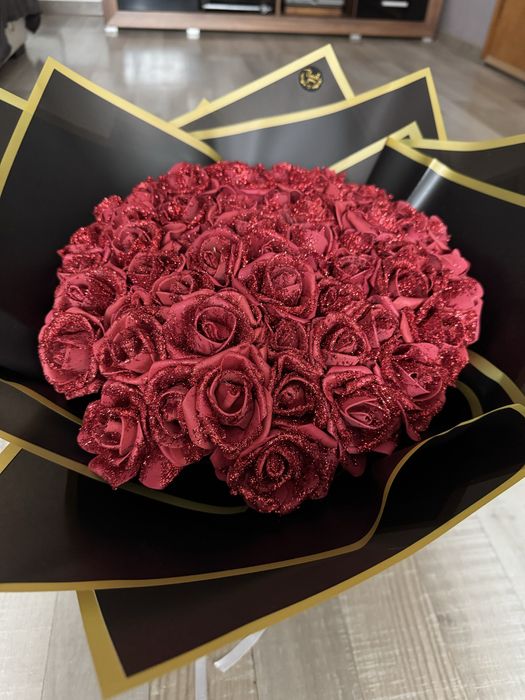 Букет от вечни рози