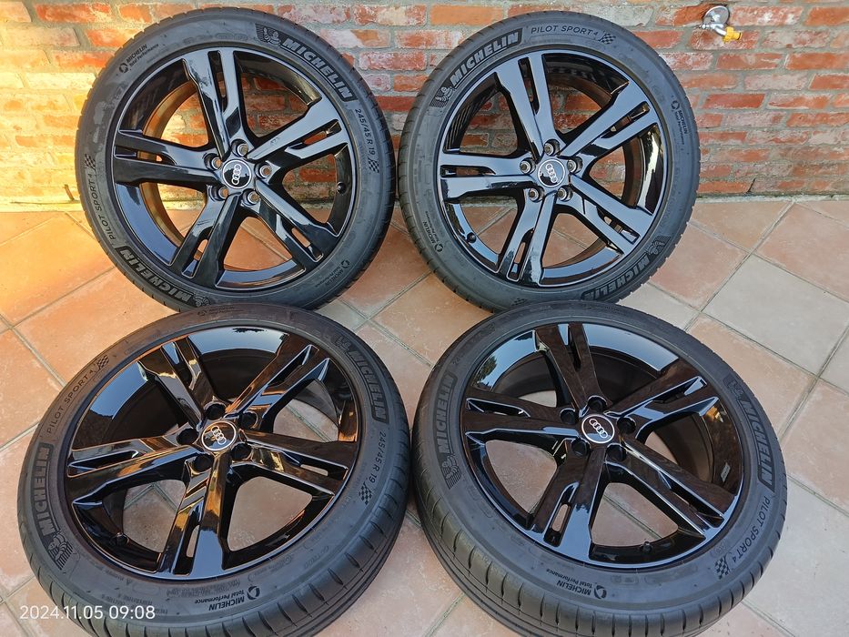 Jante originale "19 audi A6 C8 2022, anvelope Michelin 245 45 R19 AO