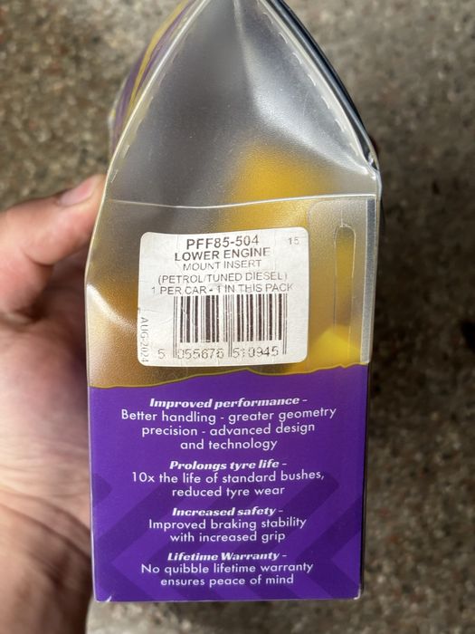 Bucșă Powerflex Galbenă PFF85-504