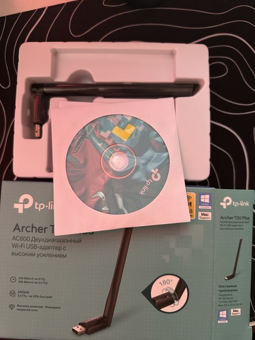 Wi-Fi адаптер TP-Link Archer T2U Plus
