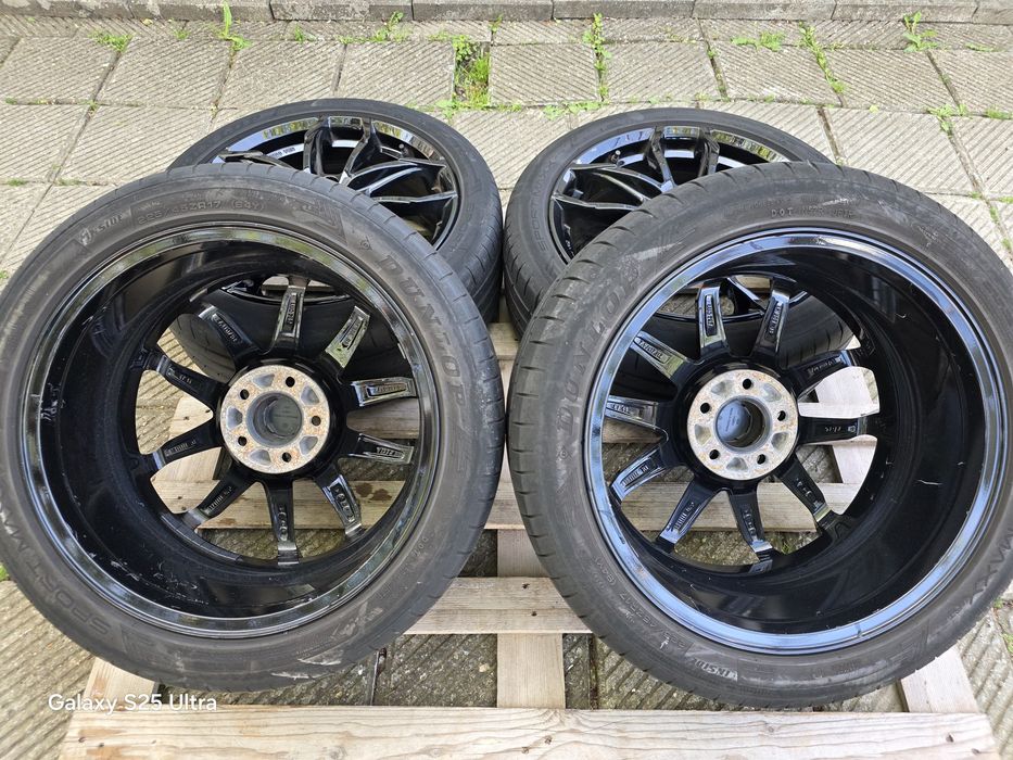 Лети джанти 17ки 5х108 Rial + летни гуми 225/45/17 Dunlop