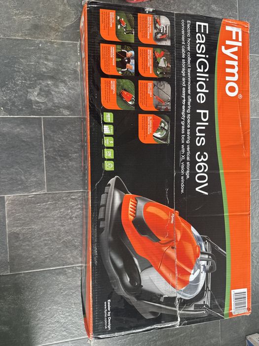 Mașină de tuns iarba cu pernă de aer Flymo EasiGlide Plus 360V, 36 cm, cu cablu , noua