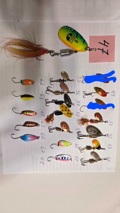 Примаки за пъстърва, клен, костур и др.