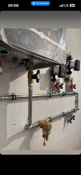 Ustanovka ,ataplenie santexnika hama ishlari