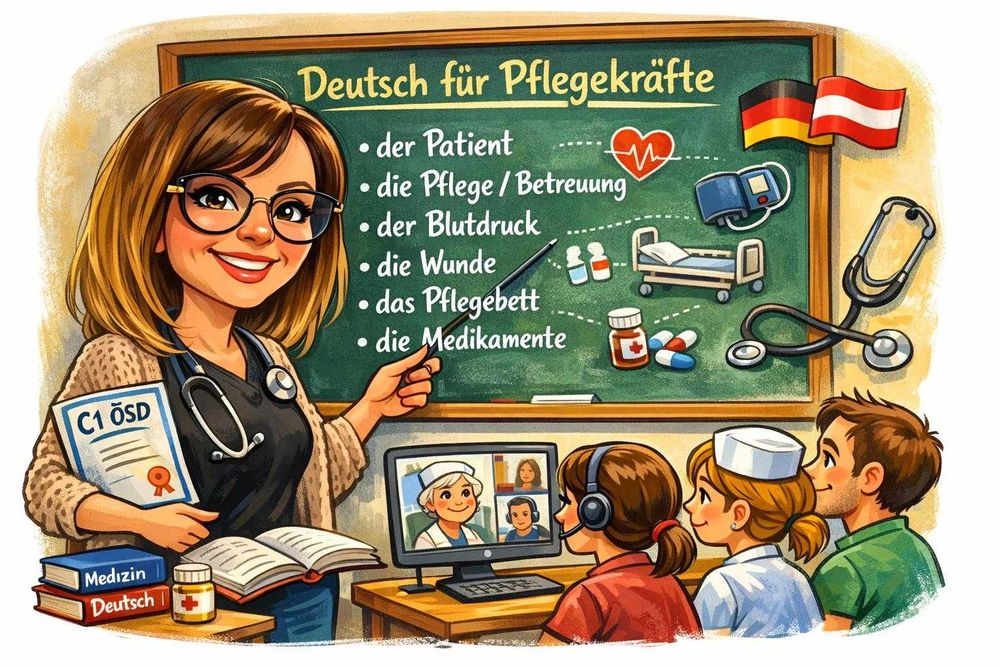 Limba germana pentru o cariera in asistenta si îngrijire medicala