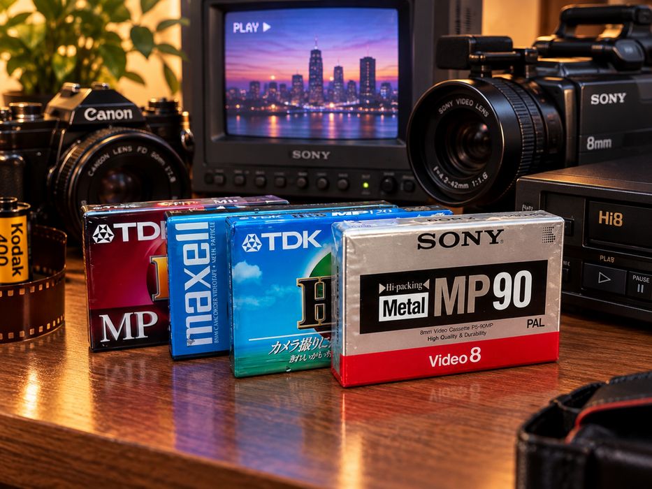 Видеокассеты Sony Hi8 Digital8 TDK Maxell
