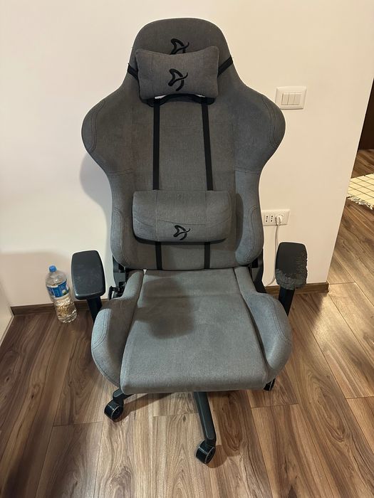 Scaun Gaming Arozzi Torretta, Textil, Gri