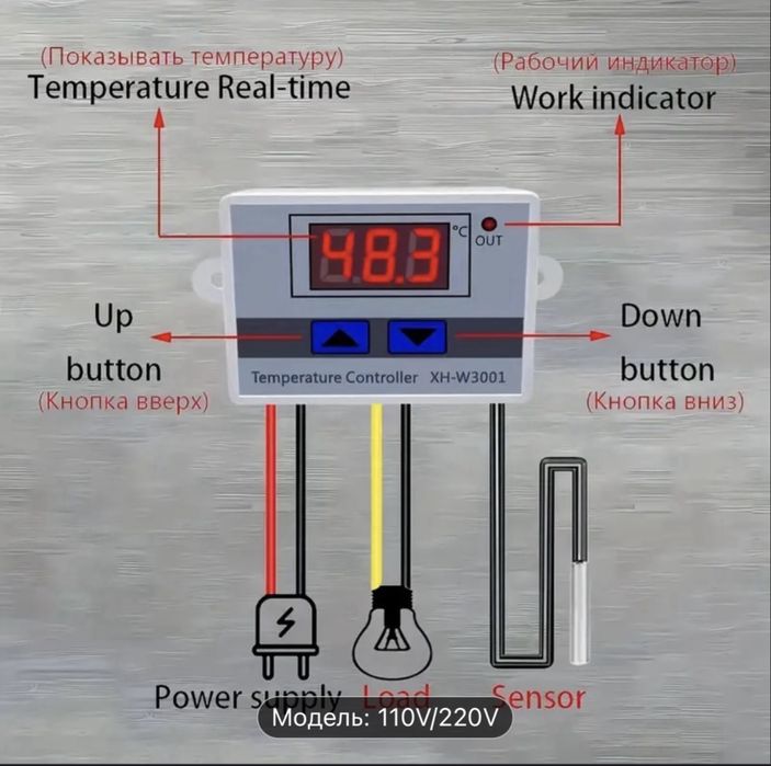 Терморегулятор ХH-W3001 XH-W3002 оптом цена.