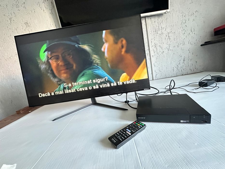 Blu ray player smart sony BDP -s3700 netflix youtube wireless si cadou blu-ray dvd