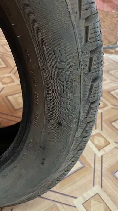 продам 4 шт зимних шин б/у