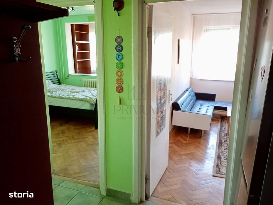 Dacia, apartament 2 camere, decomandat, centrala proprie