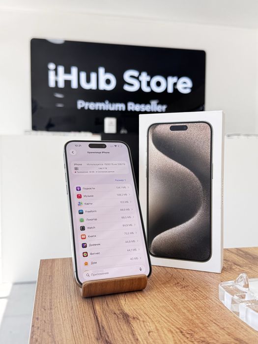 Айфон15ПроМакс•256гб/89%сұр(титан)