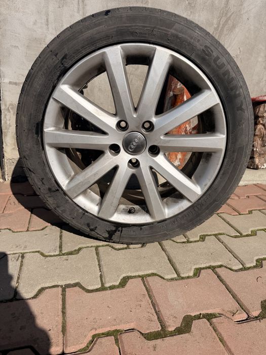 Vand/schimb jante audi 5x112 r17 cu anvelope de vara
