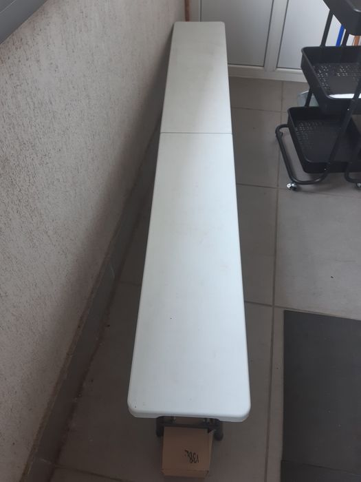 2 banci cu cadru din otel extensibile