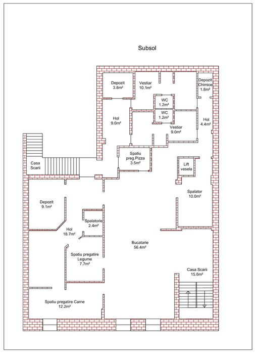 Imobil ultracentral cu spații comerciale. 580 m2