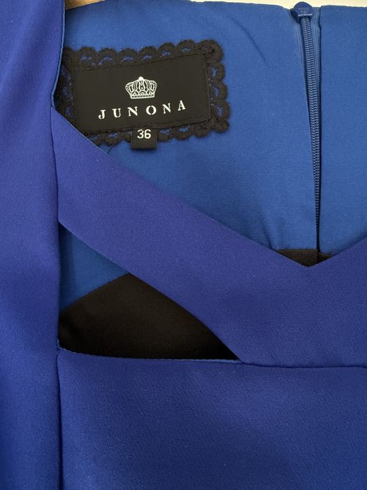 Нова кралско синя рокля на Junona, S размер
