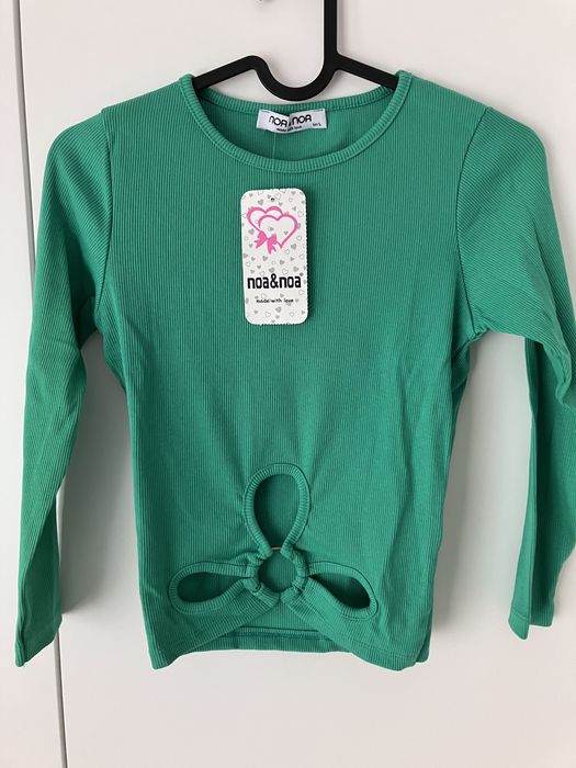 Блузка рипс зелена