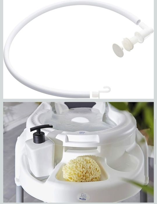 Комплект за баня Rotho Babydesign с голяма вана и функционална стойка