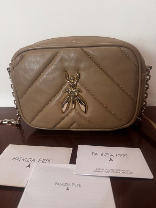 Patrizia Pepe естествена кожа чанта