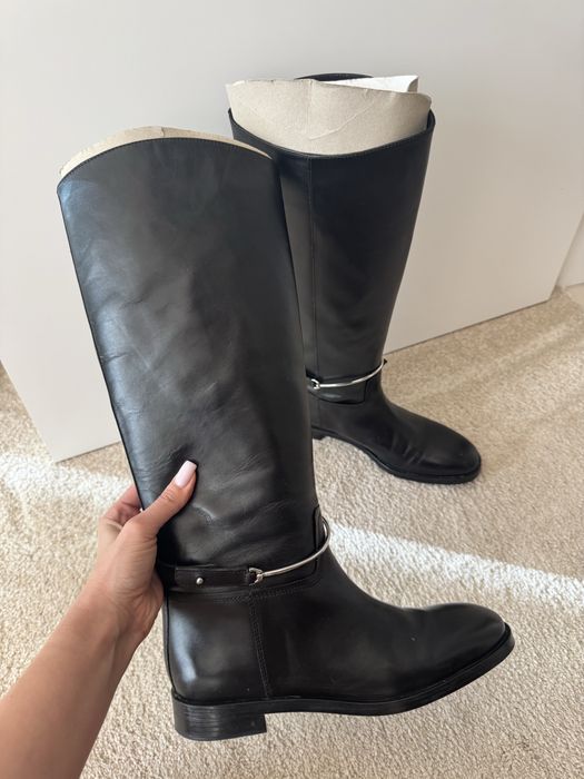 Ботуши от естествена кожа Massimo Duti