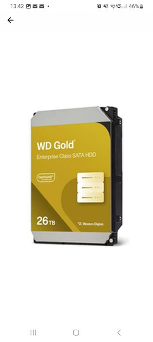 Hard Disk, Western Digital, 26TB, 3.5 inch