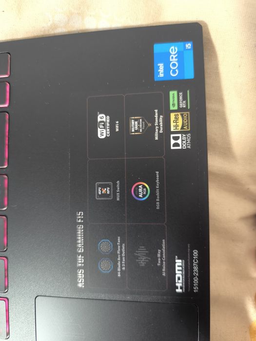 Laptop asus tuf f15