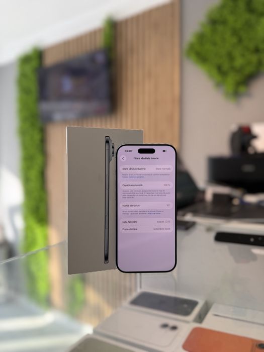 **ATS GSM**iPhone 17 Air 1Tb Sky blue/Baterie100%/Fact+Gar 12 luni