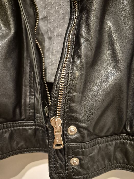 Geaca piele dama Massimo Dutti