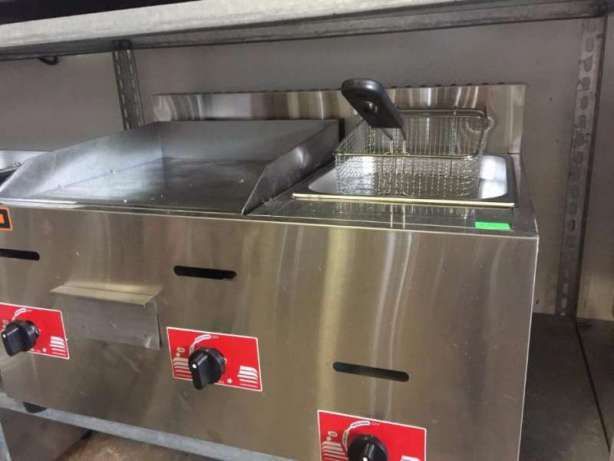 Газов Фритюрник +Скара на Газ 2в1, различни модели