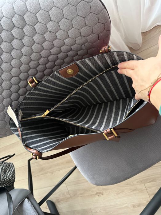 Кафява чанта Zara