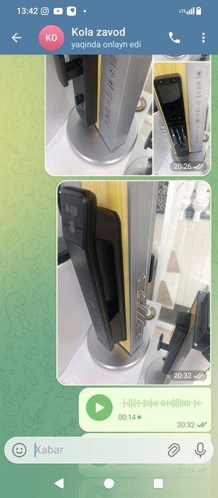 Eloktronni zamok aqqilli qulf eshiklar uchun