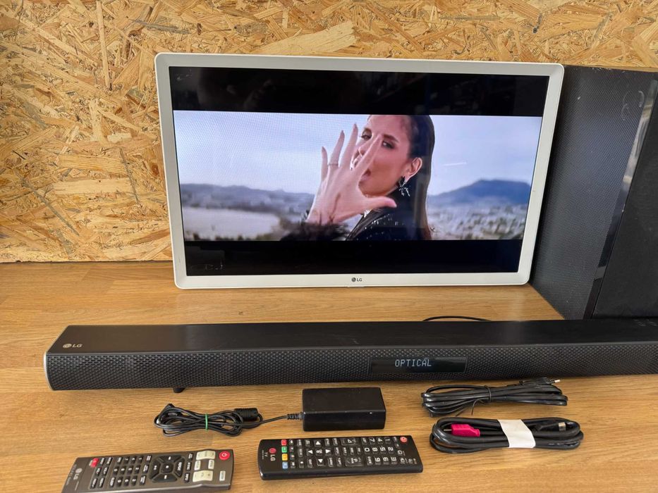 Телевизор и саундбар - LG 28inch / smart / сет2