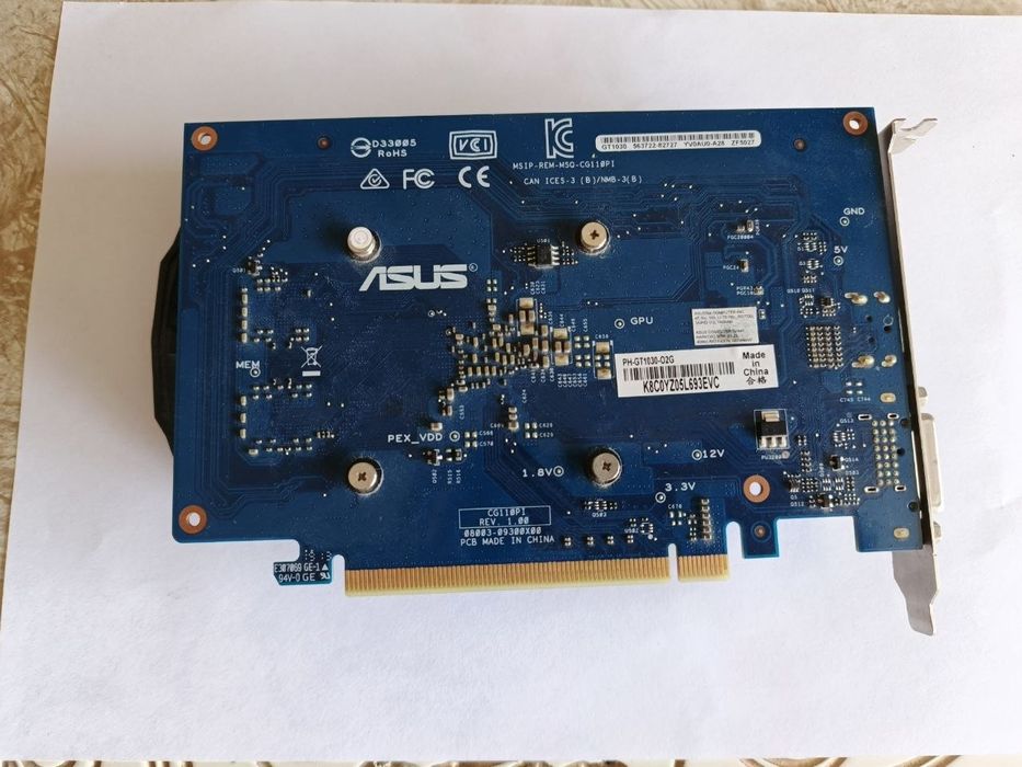 ASUS GT 1030 Gddr5 2gb