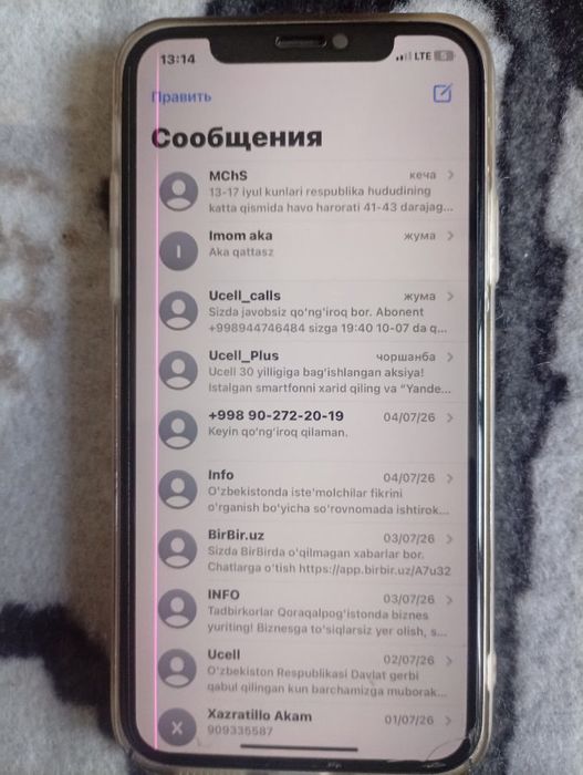 Iphone x 64 tali.
