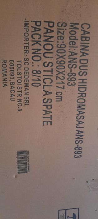 Cabină de  duș cu hidromasaj