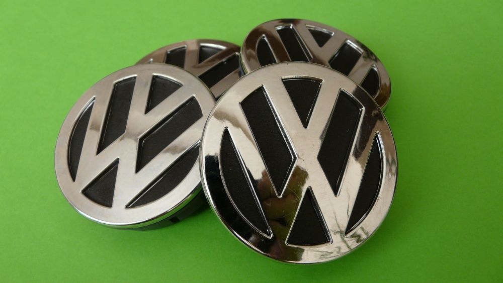 Капачки за джанти метални VW SKODA SEAT 60/55мм 4бр. Сеат Шкода