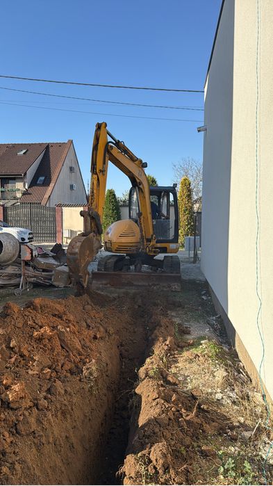 Miniexcavator ,Jcb 8052 ,motor Perkins nou ,5,2 tone ,accept variante