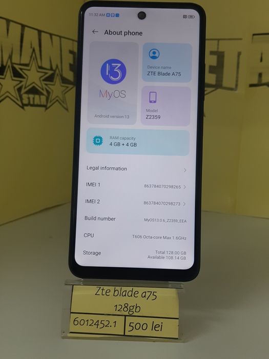 Zte blade a 75(m1) staramanet