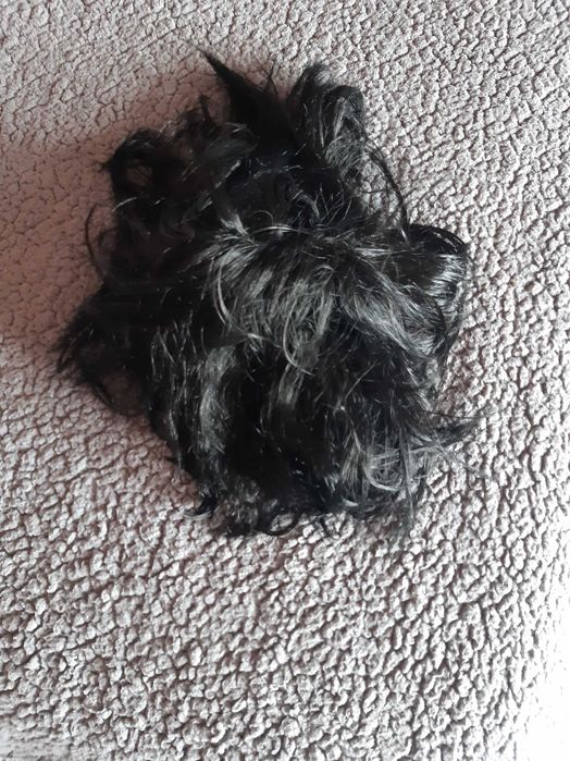 Перука, черна синтетична