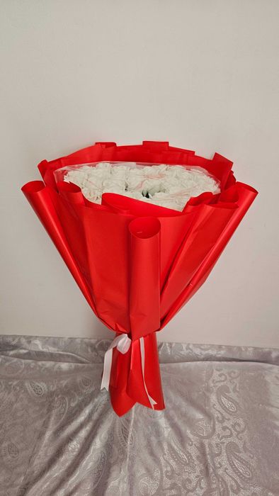 Букет из мыльных роз.