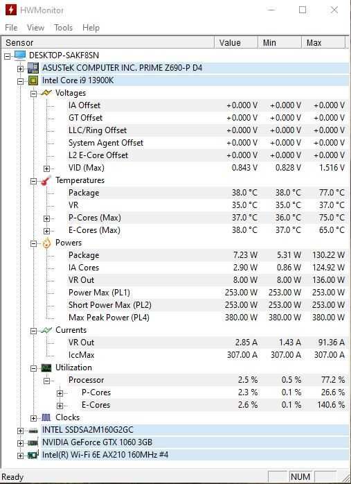 Процесор Intel i9-13900K, до 5.80 GHz, socket 1700 / Raptor Lake