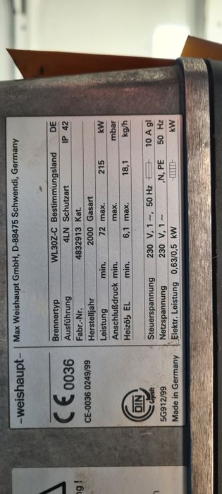 Centrala Buderus 180 kw