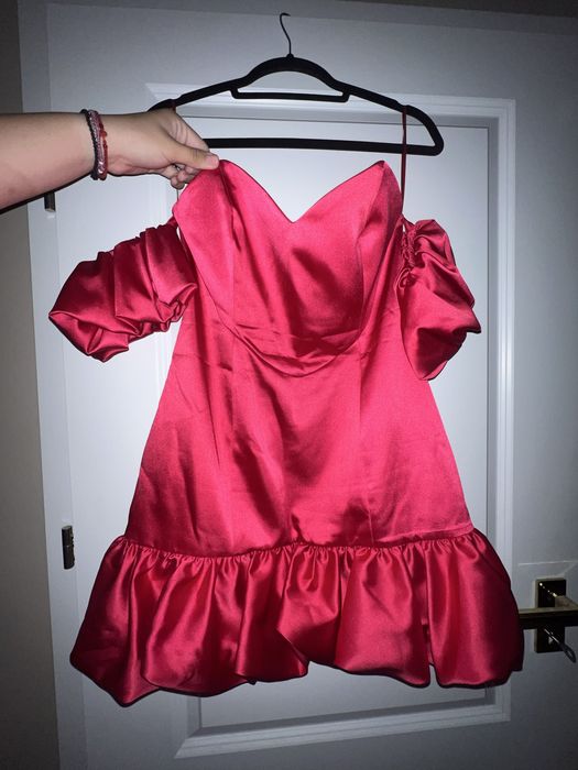 Rochie Elegantă Roz Fucsia
