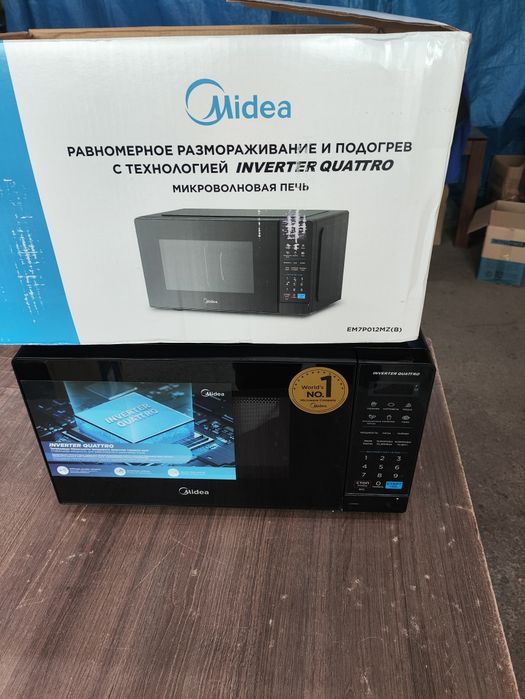 Инверторная микроволновая печь Midea EM7P012MZ(B
